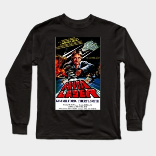 Classic Science Fiction Movie Poster - Laserblast Long Sleeve T-Shirt